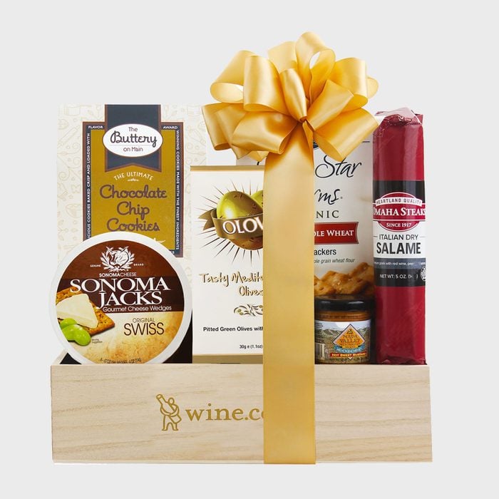 Fancy Treats Gift Box Via Wine