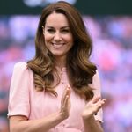Catherine, Duchess of Cambridge attends day 13 of the Wimbledon Tennis Championships at All England Lawn Tennis and Croquet Club