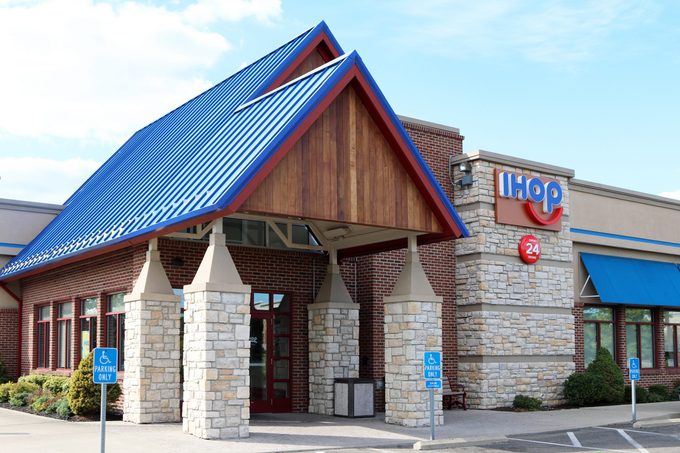 exterior of ihop restaurant on a sunny day