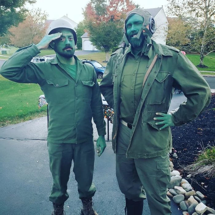 Green Army men Halloween costume