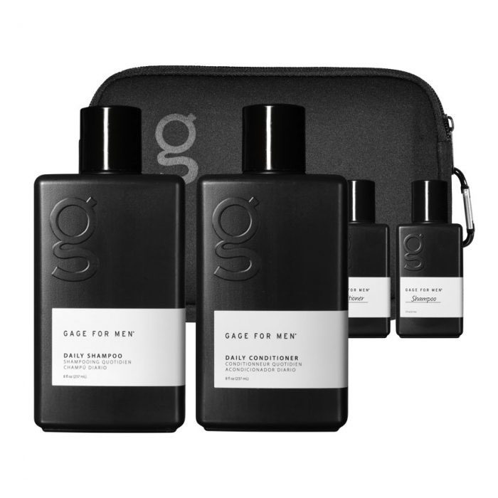 Greener And Cleaner Shampoo And Conditioner Set With Travel Kit