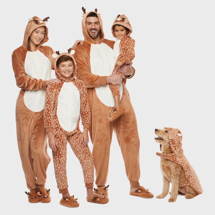 Jc Penney North Pole Trading Co. Reindeer Costume Pajamas