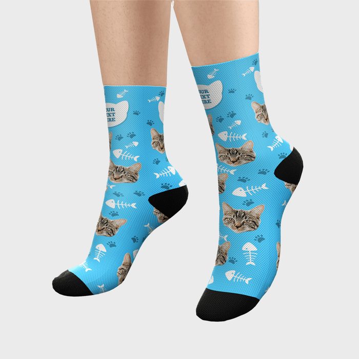 My Face Socks Custom Cat Socks
