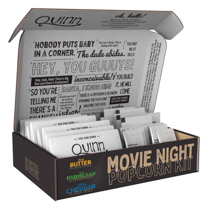 Quinn Movie Night Popcorn Variety Gift Kit