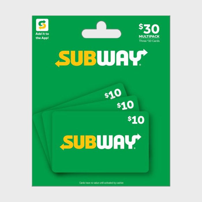 Subway Gift Card Pack