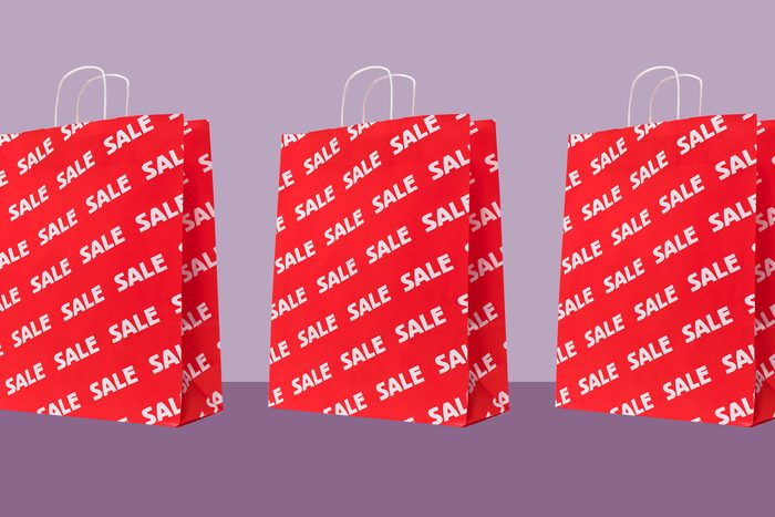 Veterans Day Sale shopping bags