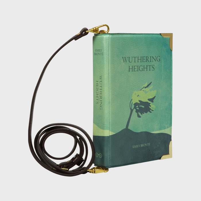 Well Read Wuthering Heights Green Book Handbag Cross Body Clutch