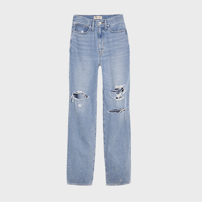 Baggy Straight Jeans In Earlhurst Wash Ecomm Via Madewell.com