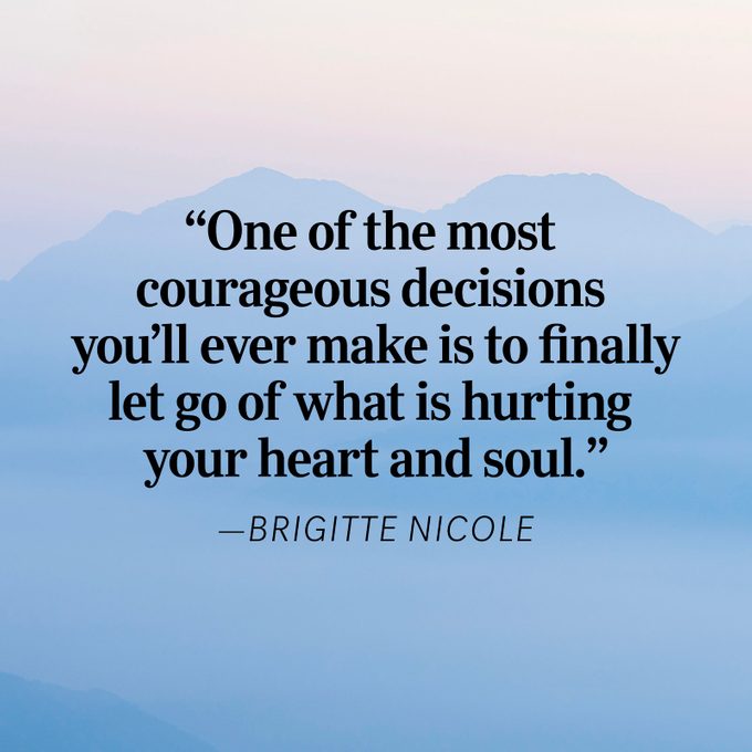 Brigitte Nicole moving on quote