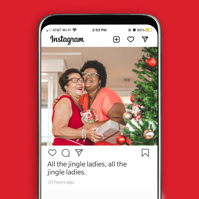 Christmas Instagram Captions Jingle Ladies Caption