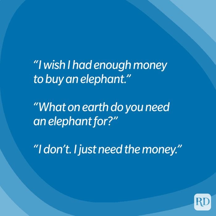 Elephant Money Joke