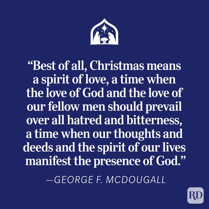George Mcdougall Religious Christmas Quote