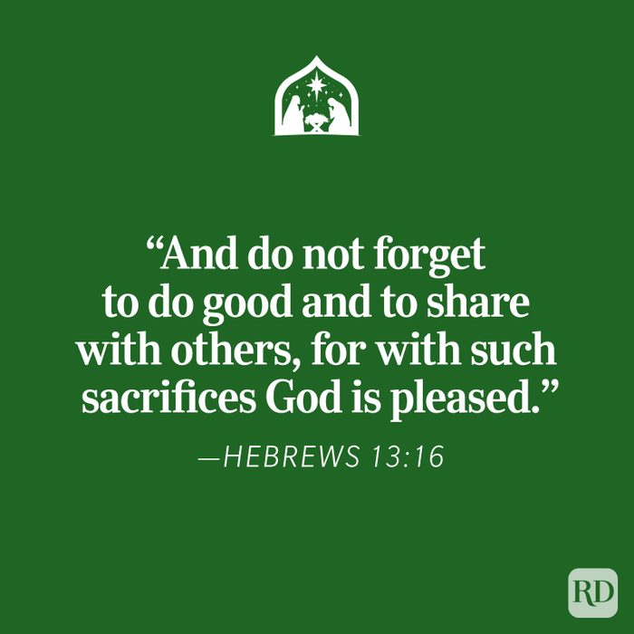 Hebrews 13 Religious Christmas Quote