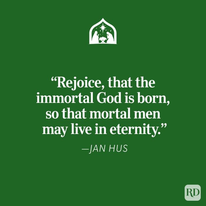 Ja Hus Religious Christmas Quote