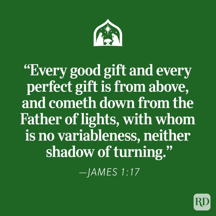 James 1 Religious Christmas Quote