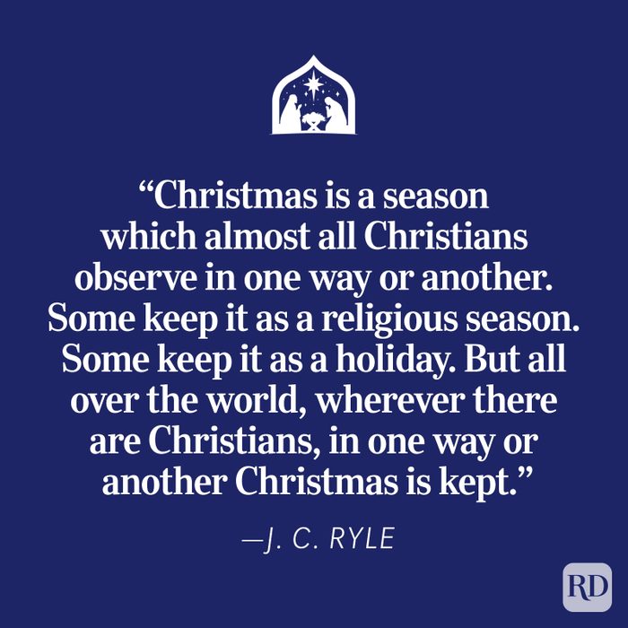 Jc Ryle Religious Christmas Quote
