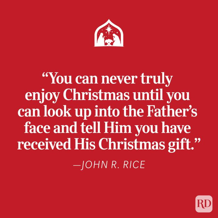 John R Rice Religious Christmas Quote