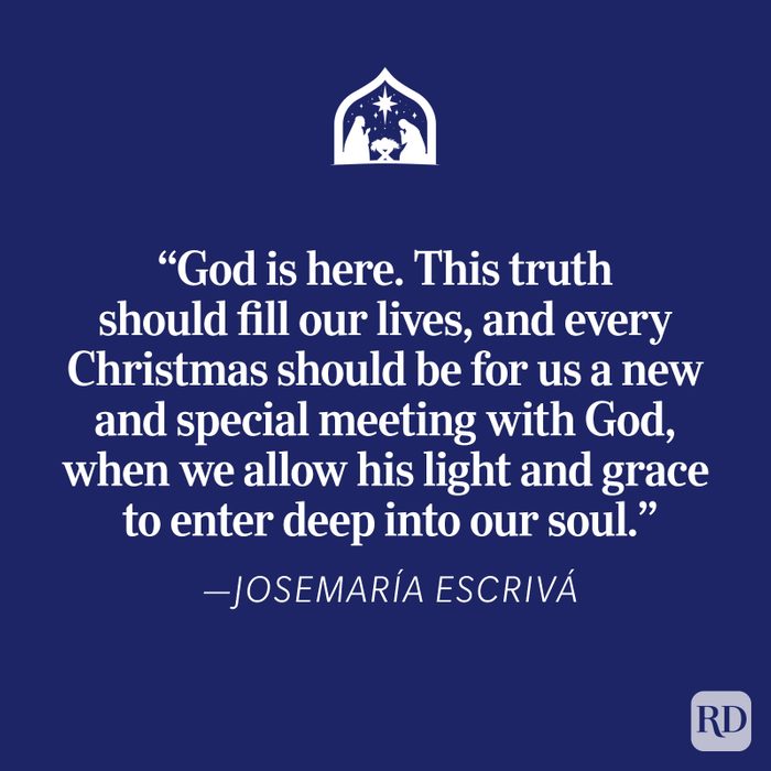 Josemaria Escriva Religious Christmas Quote
