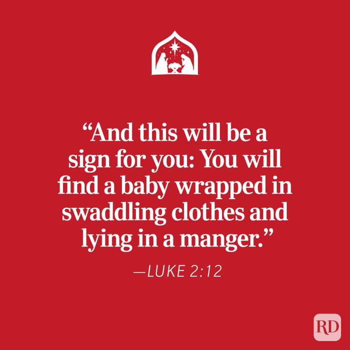 Luke 2 Religious Christmas Quote