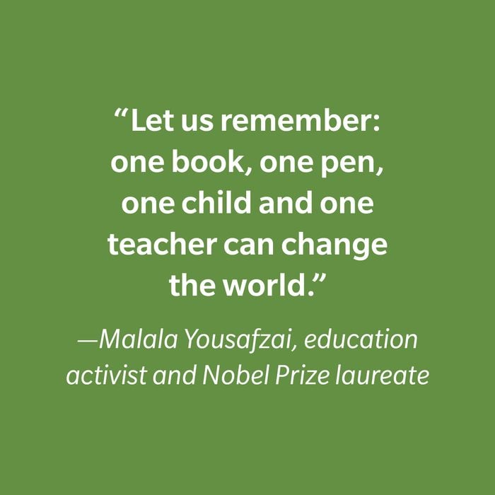 Malala Yousafzai Inspiring Kids' Quotes