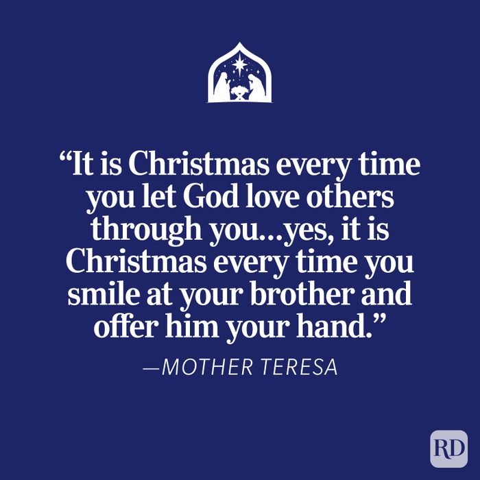 Mother Teresa Religious Christmas Quote 2