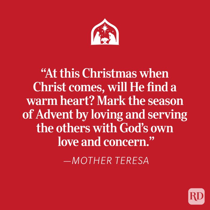 Mother Teresa Religious Christmas Quote