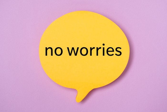 no worries meaning