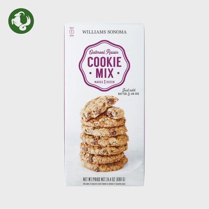 Oatmeal Raisin Cookie Mix Via Williams Sonoma