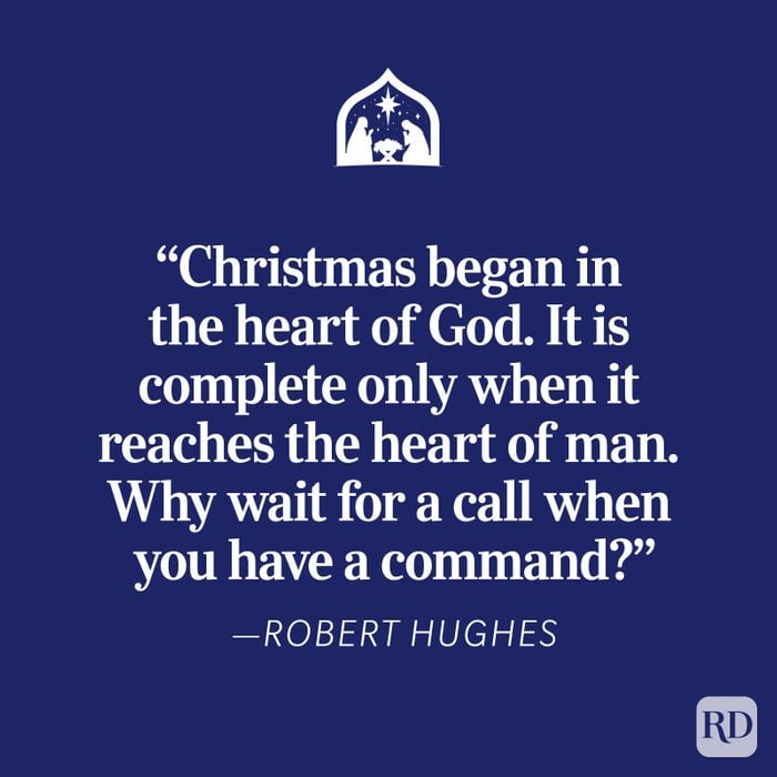 Robert Hughes Religious Christmas Quote
