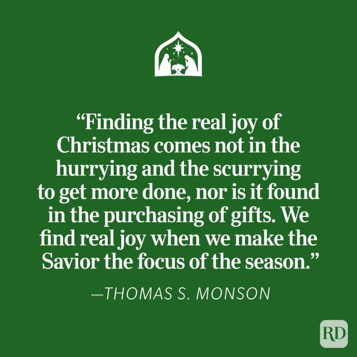 Thomas S Monson Religious Christmas Quote