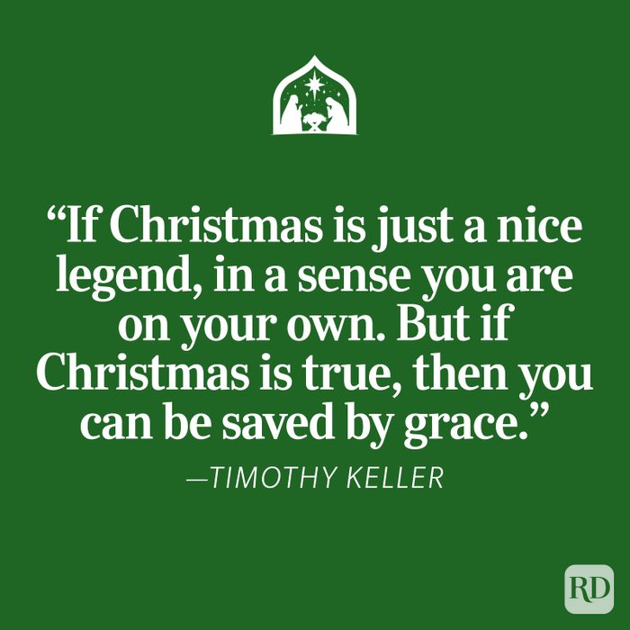 Timothy Keller Religious Christmas Quote