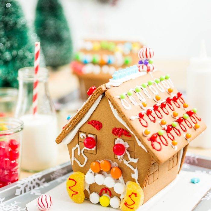 Candy-Coated Gingerbread House