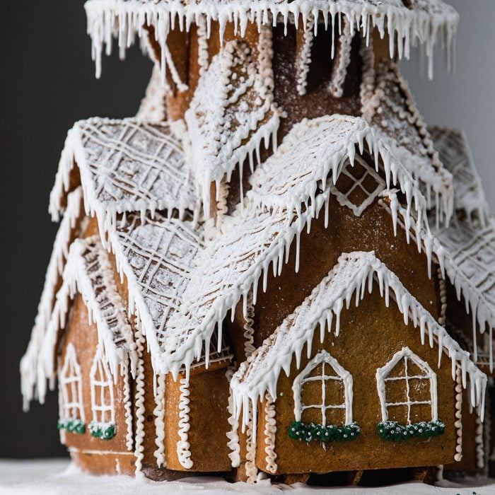 Wintry Gingerbread House