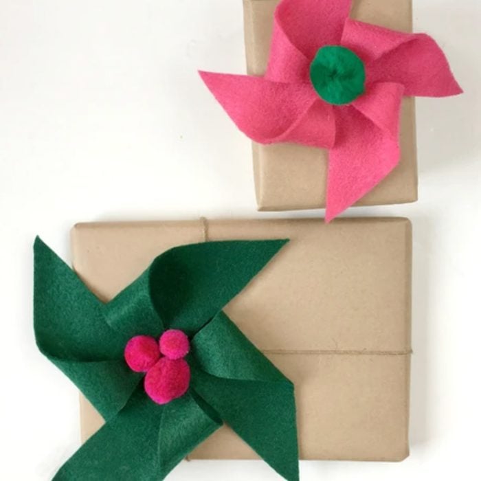 50 Christmas Wrapping Ideas Felted Gift Wrapping