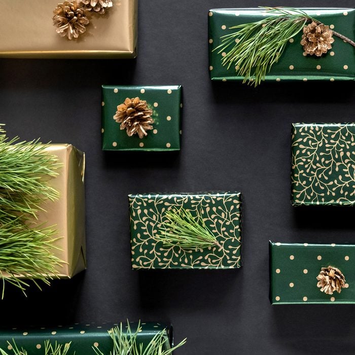 50 Christmas Wrapping Ideas Green And Gold