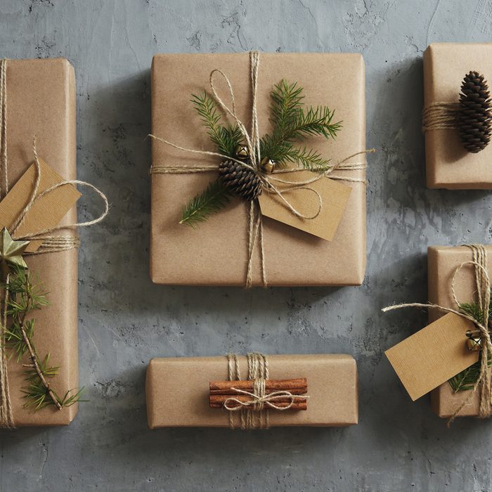 50 Christmas Wrapping Ideas Natural Elements