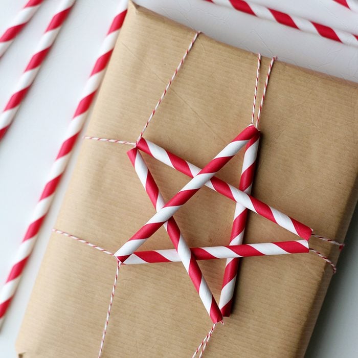 50 Christmas Wrapping Ideas Paper Straw Present