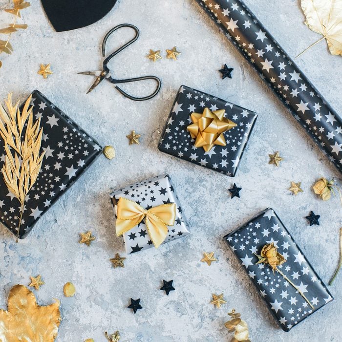50 Christmas Wrapping Ideas Starry Night