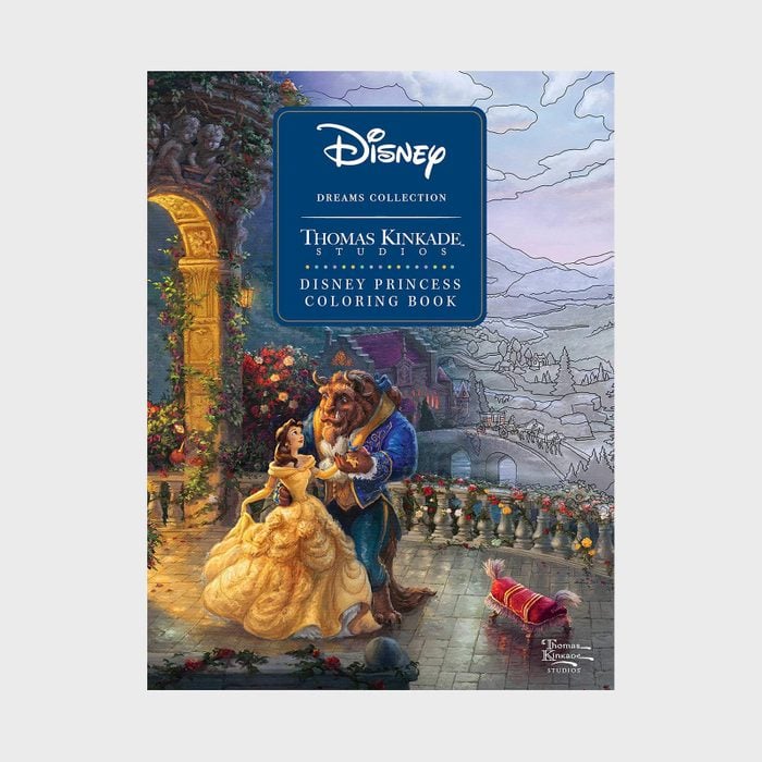 5disney Princess Coloring Book By Thomas Kinkade