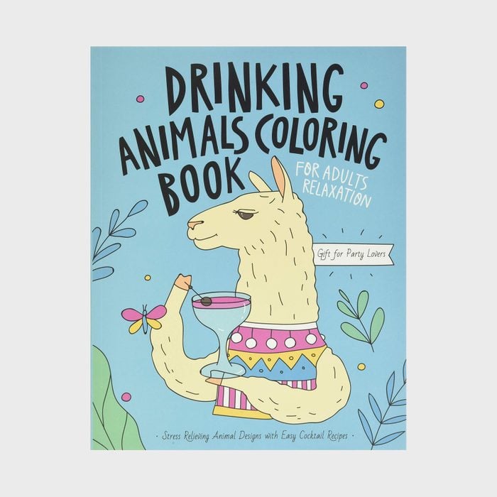 6drinking Animals Coloring Book From Caffeinestar Publishing