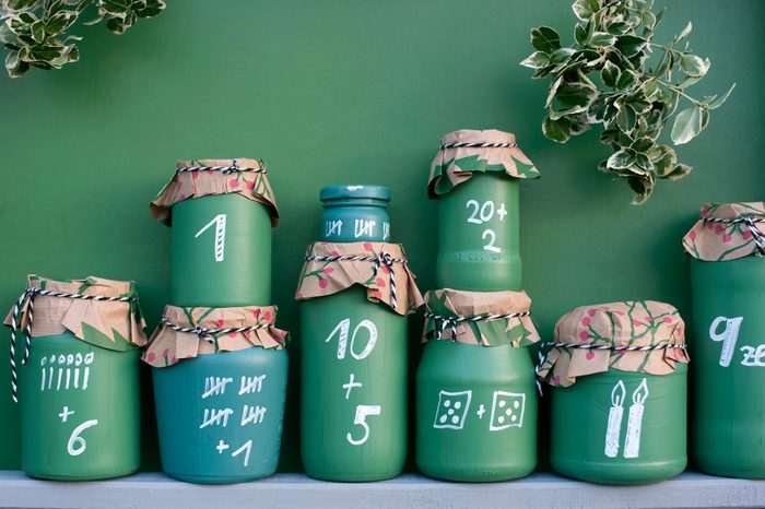 advent calendar jars