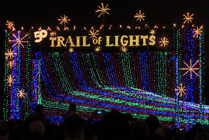 Zilker Park Trail of Lights Christmas Lights