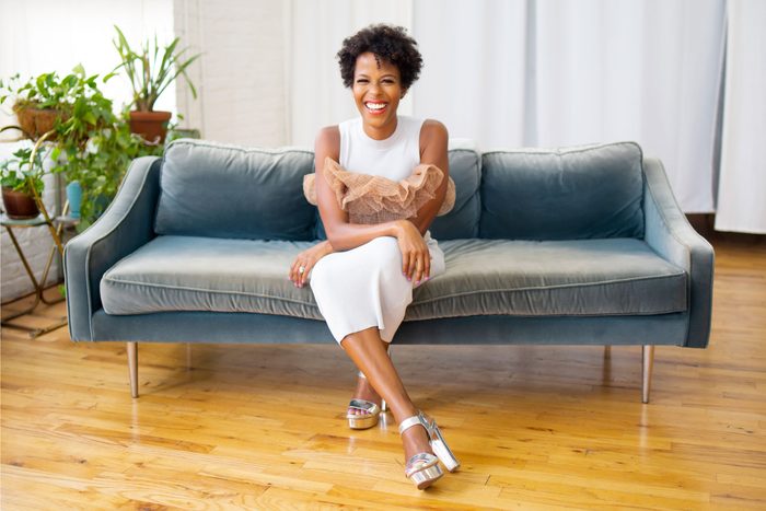 Jamila Souffrant Portrait On Couch