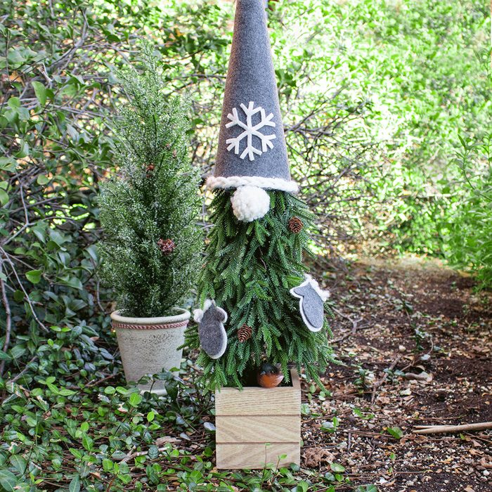Mini Scandinavian Gnome Tree Holiday Decor