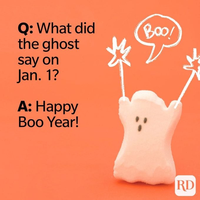 Q: what did the ghost say on Jan. 1? A: happy boo year!