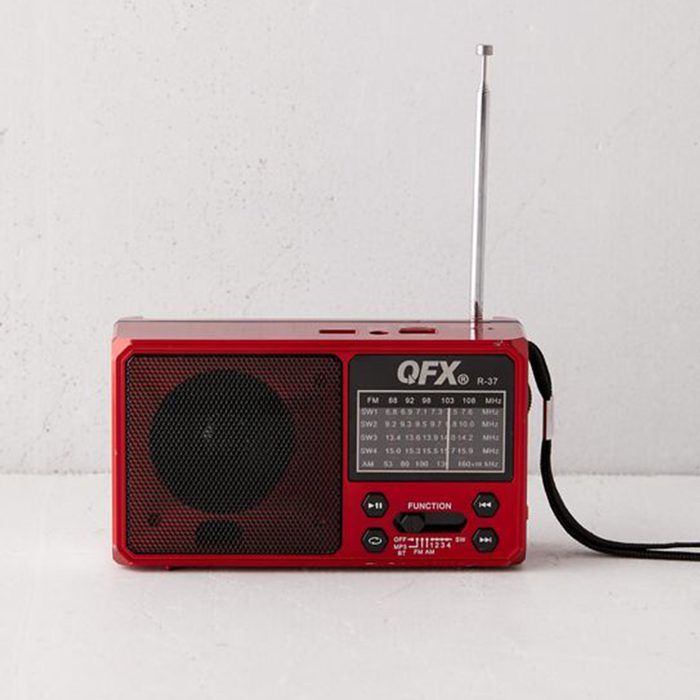 Qfx R 37 Led Flashlight Solar Bluetooth Am Fm Radio