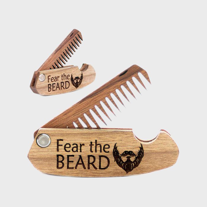 Rd Ecomm Wooden Beard Comb Via Amazon.com