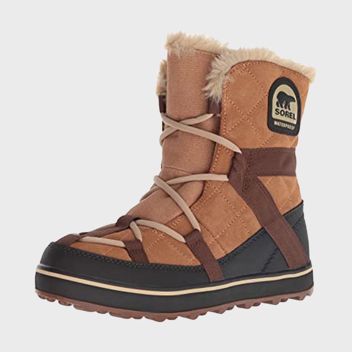 Sorel Glacy Explorer Shortie Snow Boots Via Amazon