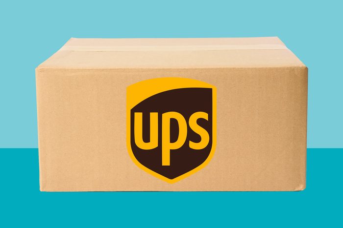 Ups Logo On cardboard Box