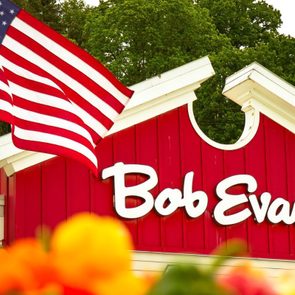 Bob Evans Restaurant And American Flag